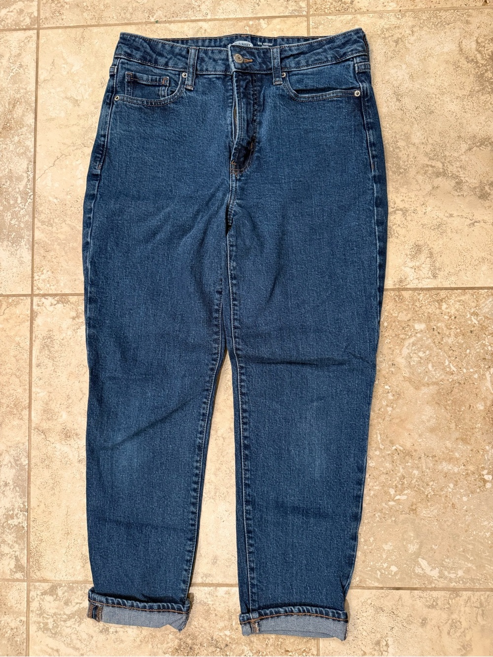 Old Navy Dark Blue OG Straight Jeans